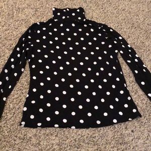 H&M polka dot turtle neck